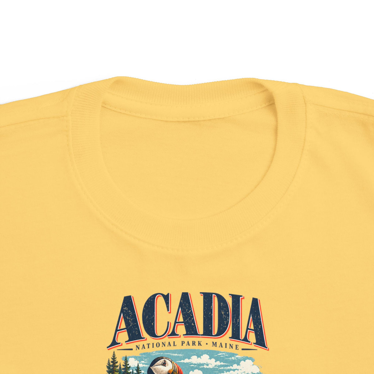 Custom Toddler Acadia National Park Puffin Shirt