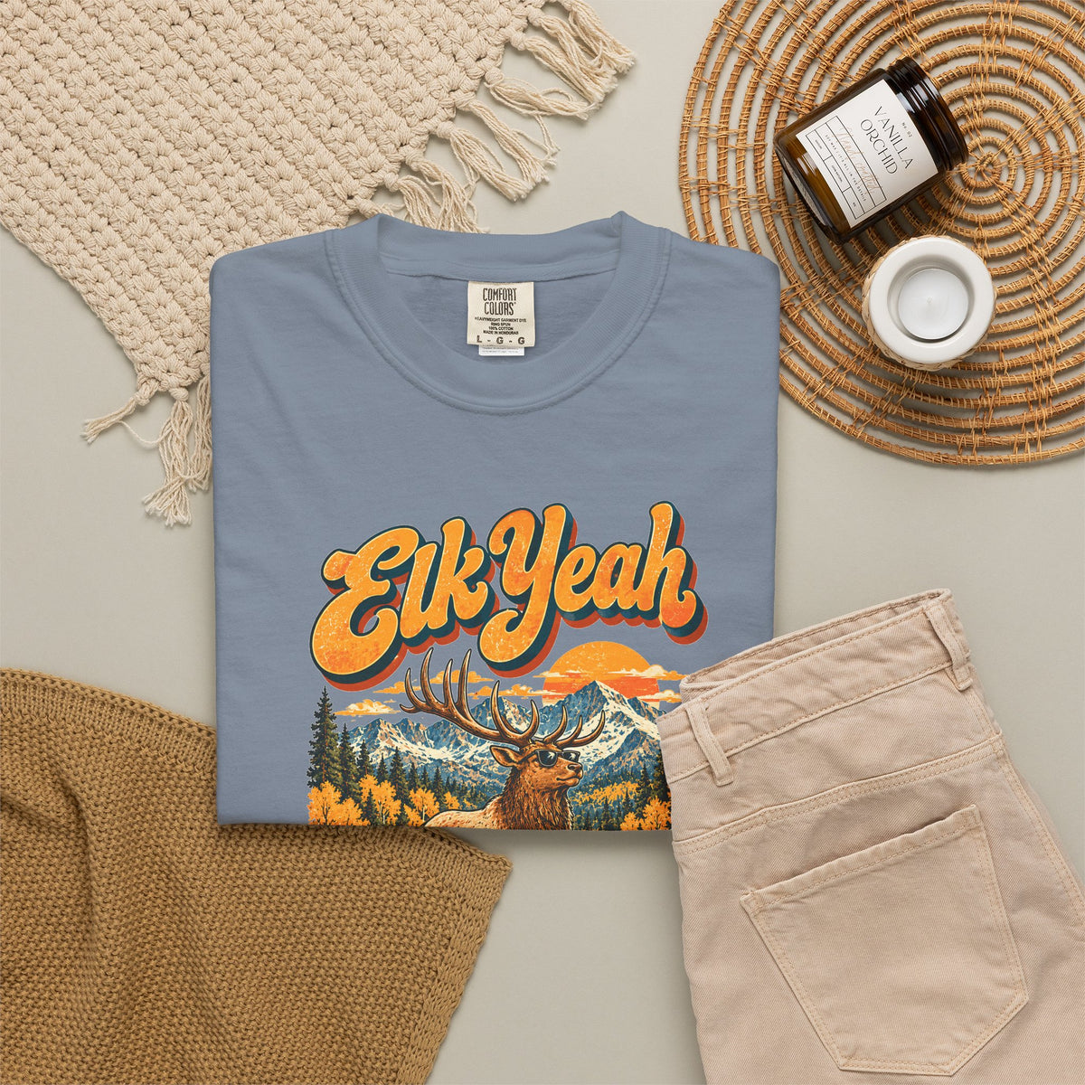Custom Rocky Mountain National Park Elk Yeah Shirt