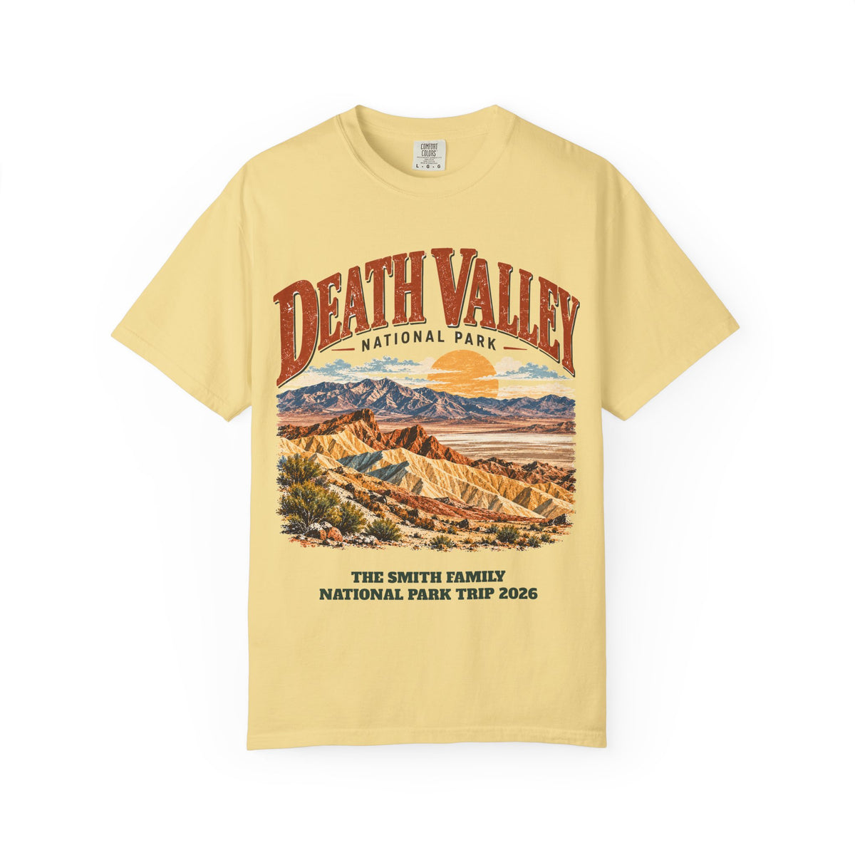 Custom Death Valley National Park Family Trip Shirt