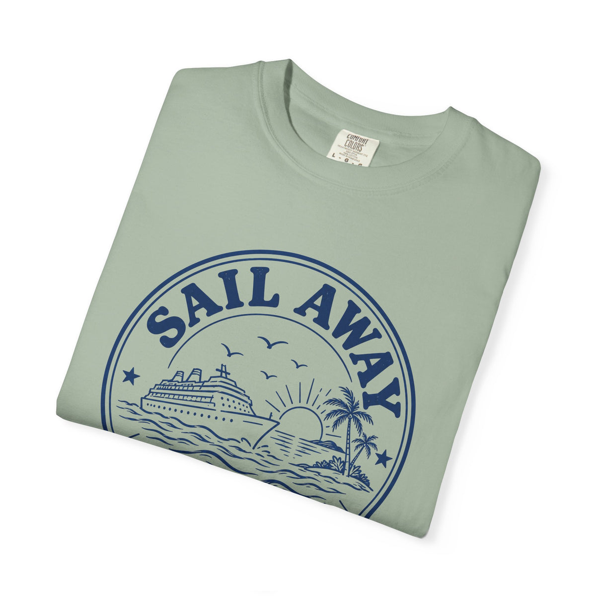 Custom Sail Away Cruise Badge Shirt