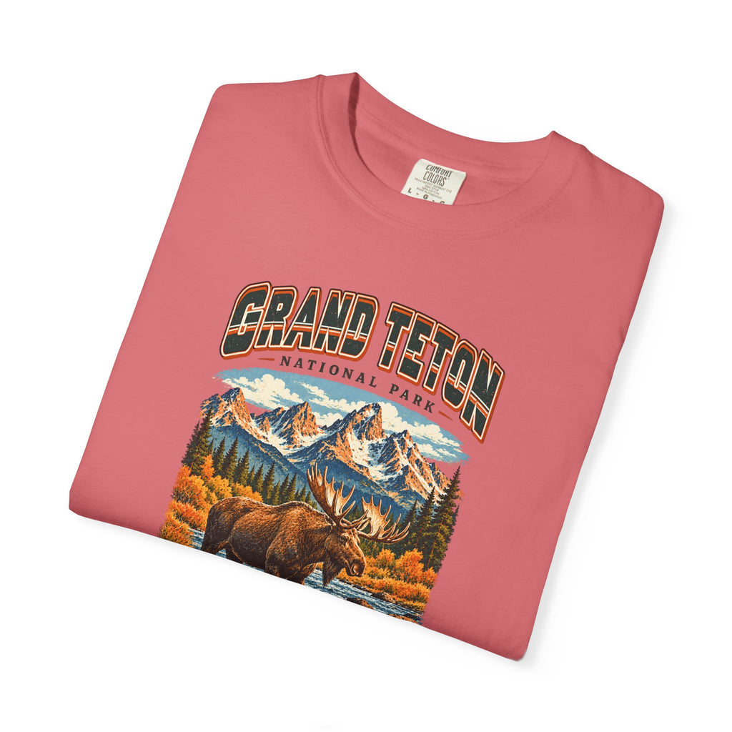 Custom Grand Teton National Park Vintage Moose Shirt