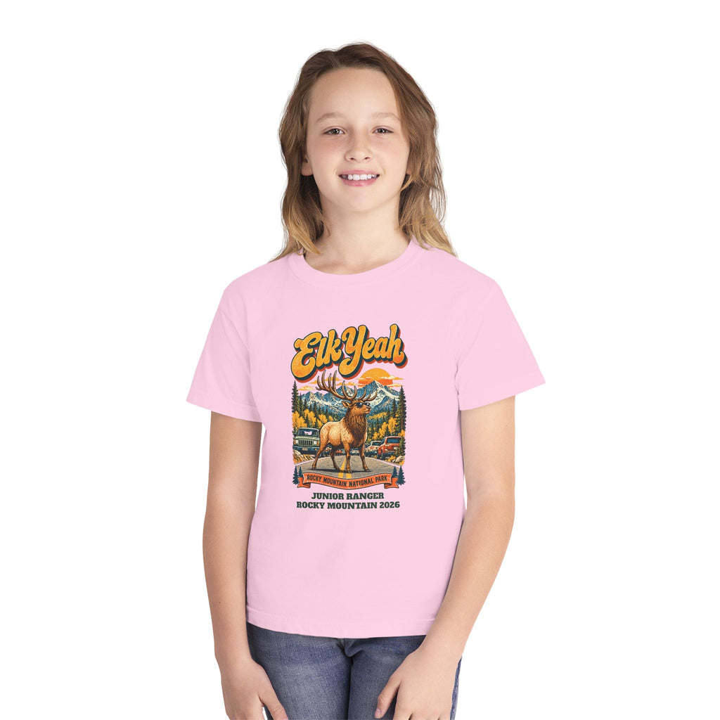 Custom Kids Rocky Mountain National Park Elk Yeah Shirt