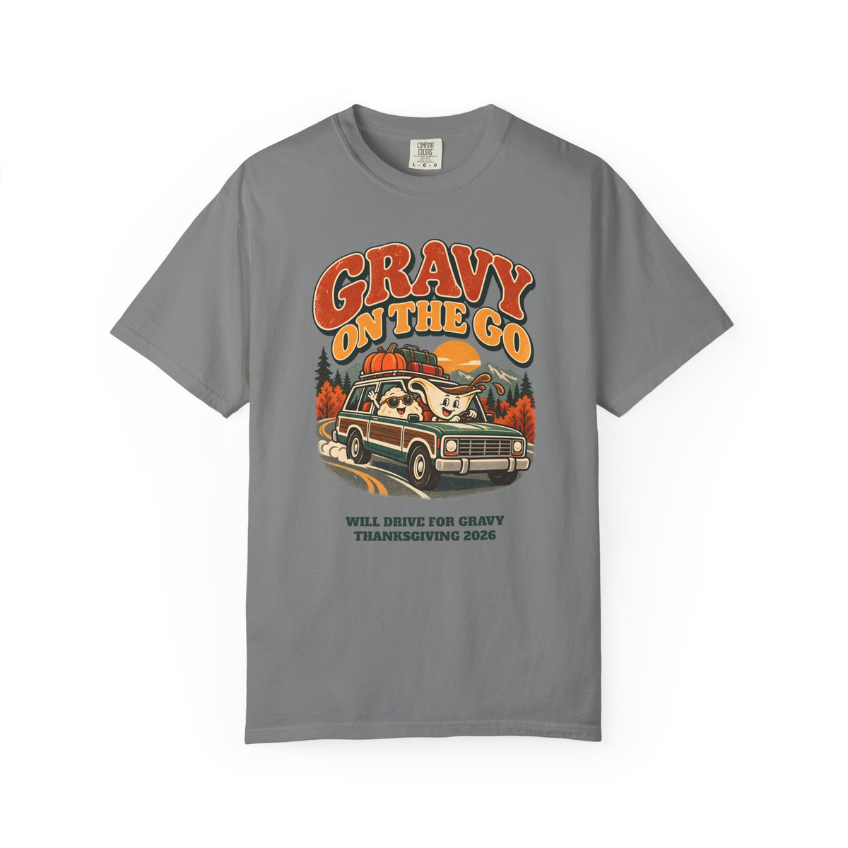 Custom Gravy On The Go Thanksgiving Road Trip Shirt