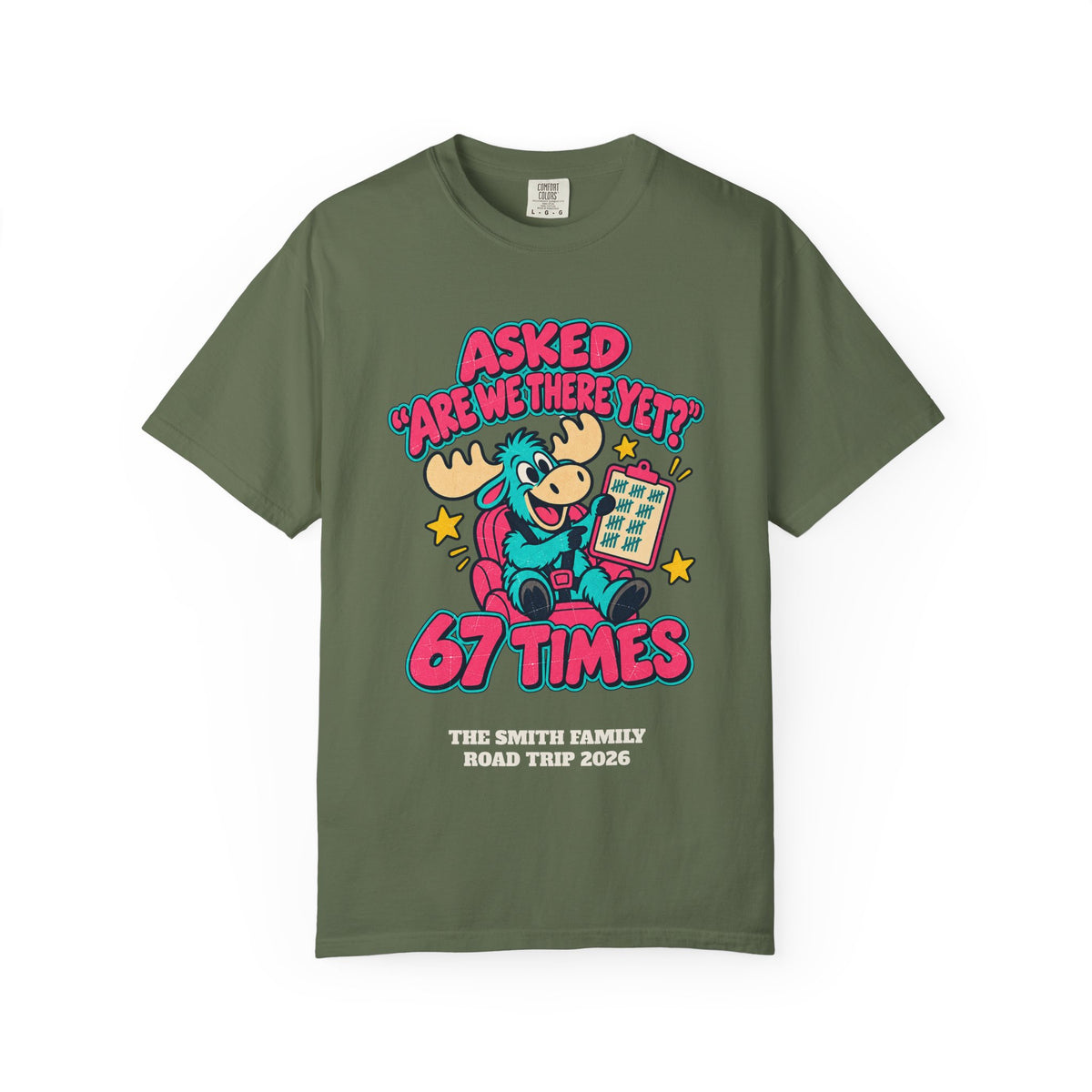 Custom Are We There Yet 67 Times Road Trip Shirt