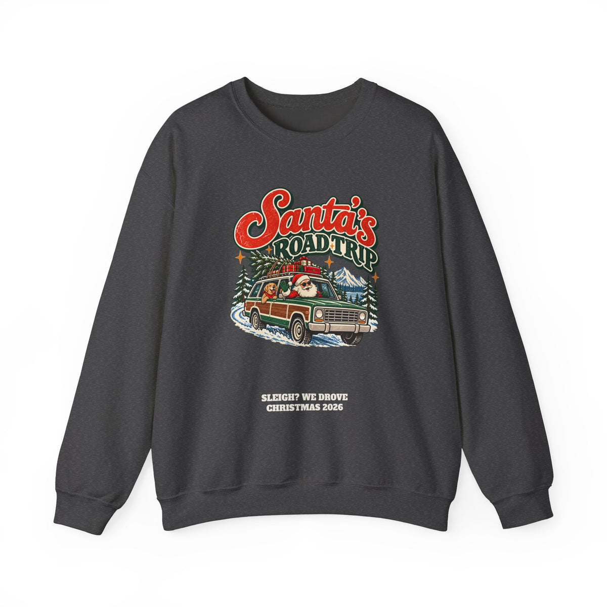 Custom Santa's Road Trip Christmas Sweatshirt