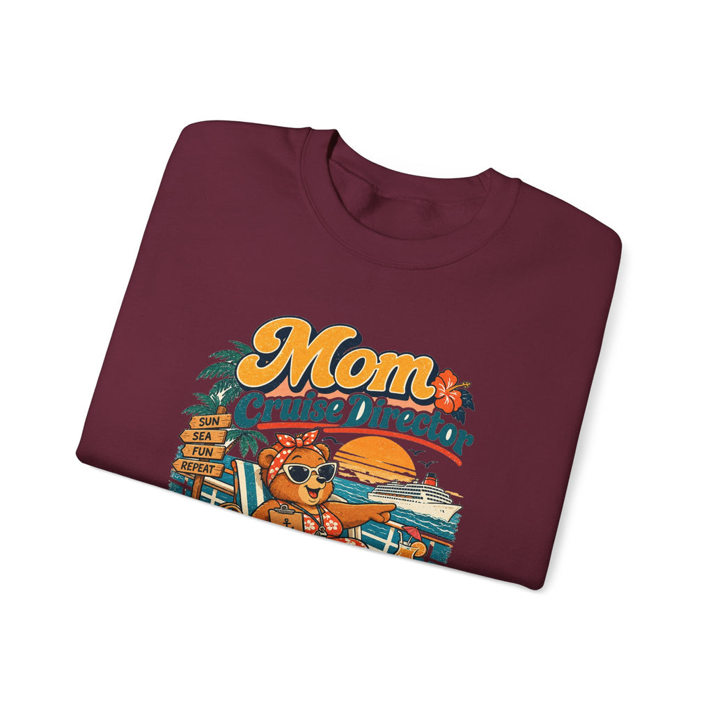 Custom Mom Cruise Director Family Cruise Sweatshirt