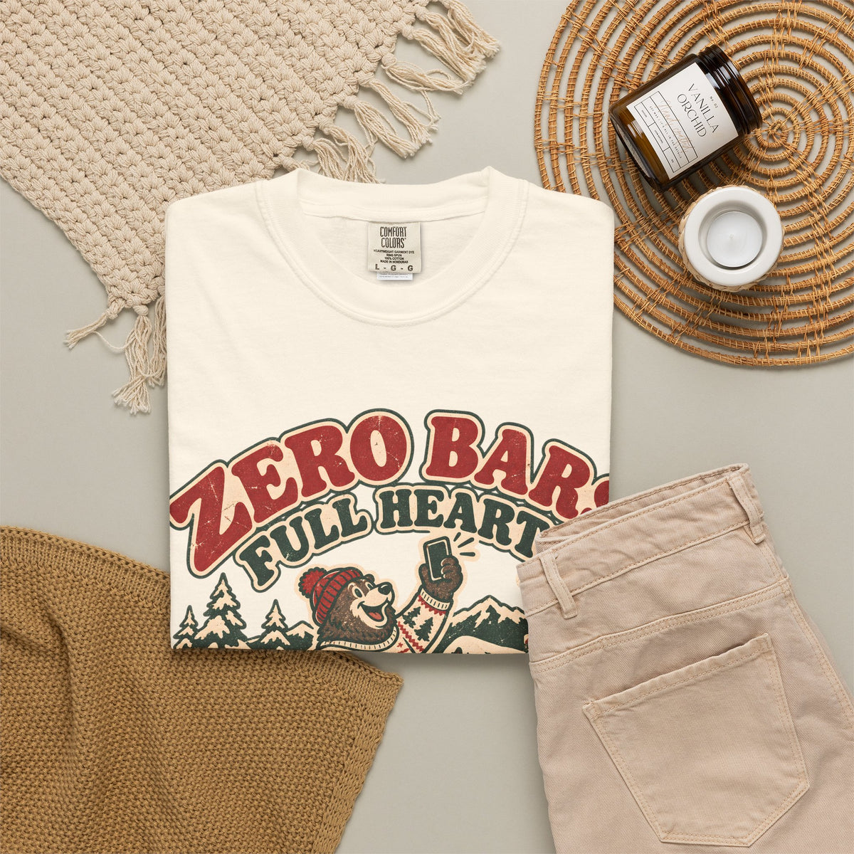 Custom Zero Bars Full Hearts Family Cabin Christmas Shirt