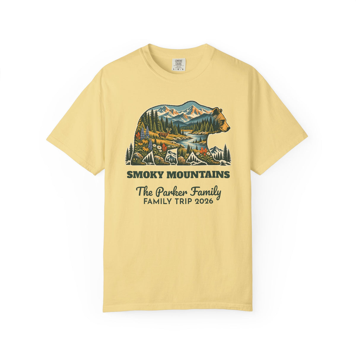 Custom National Park Bear Tee
