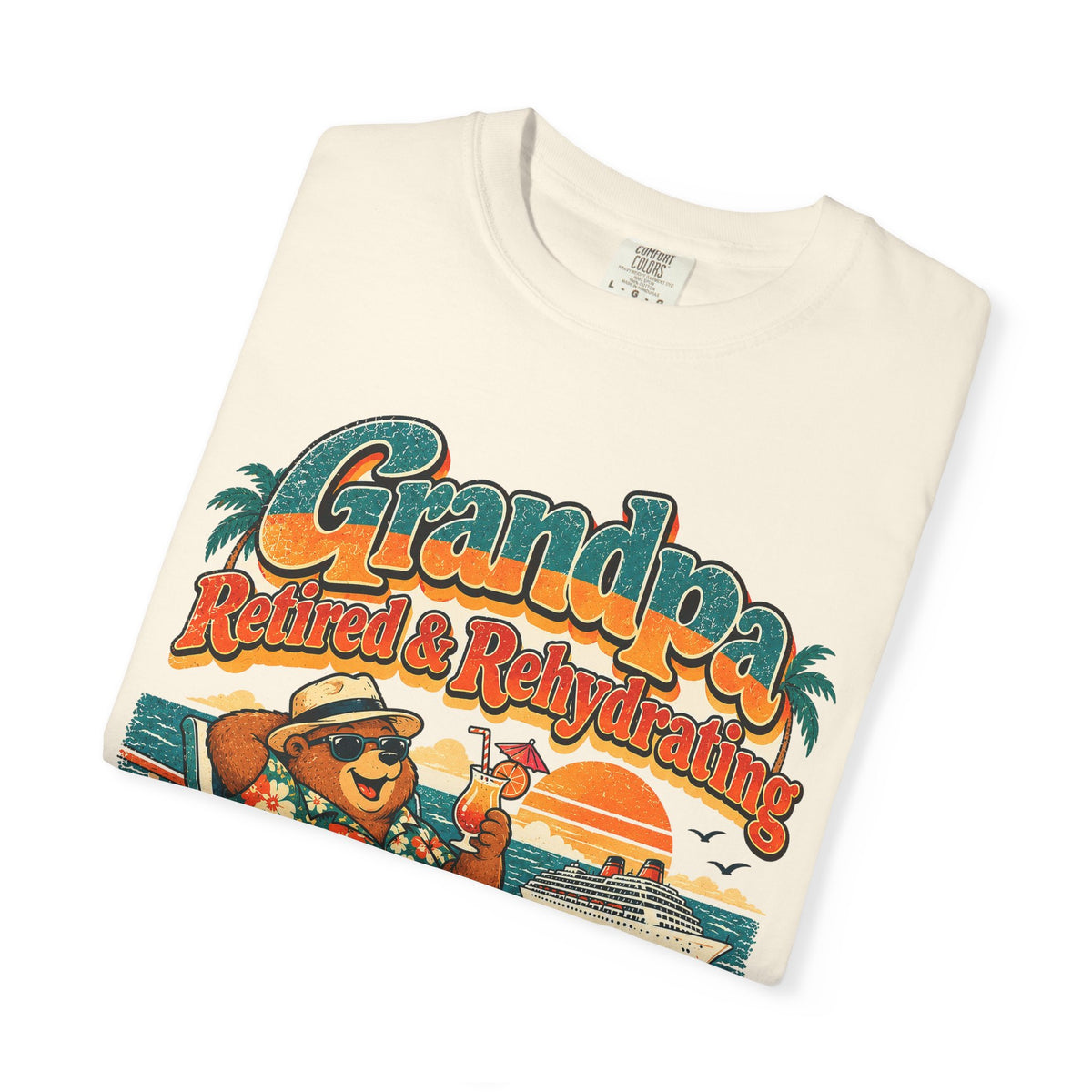 Custom Grandpa Retired & Rehydrating Cruise Shirt