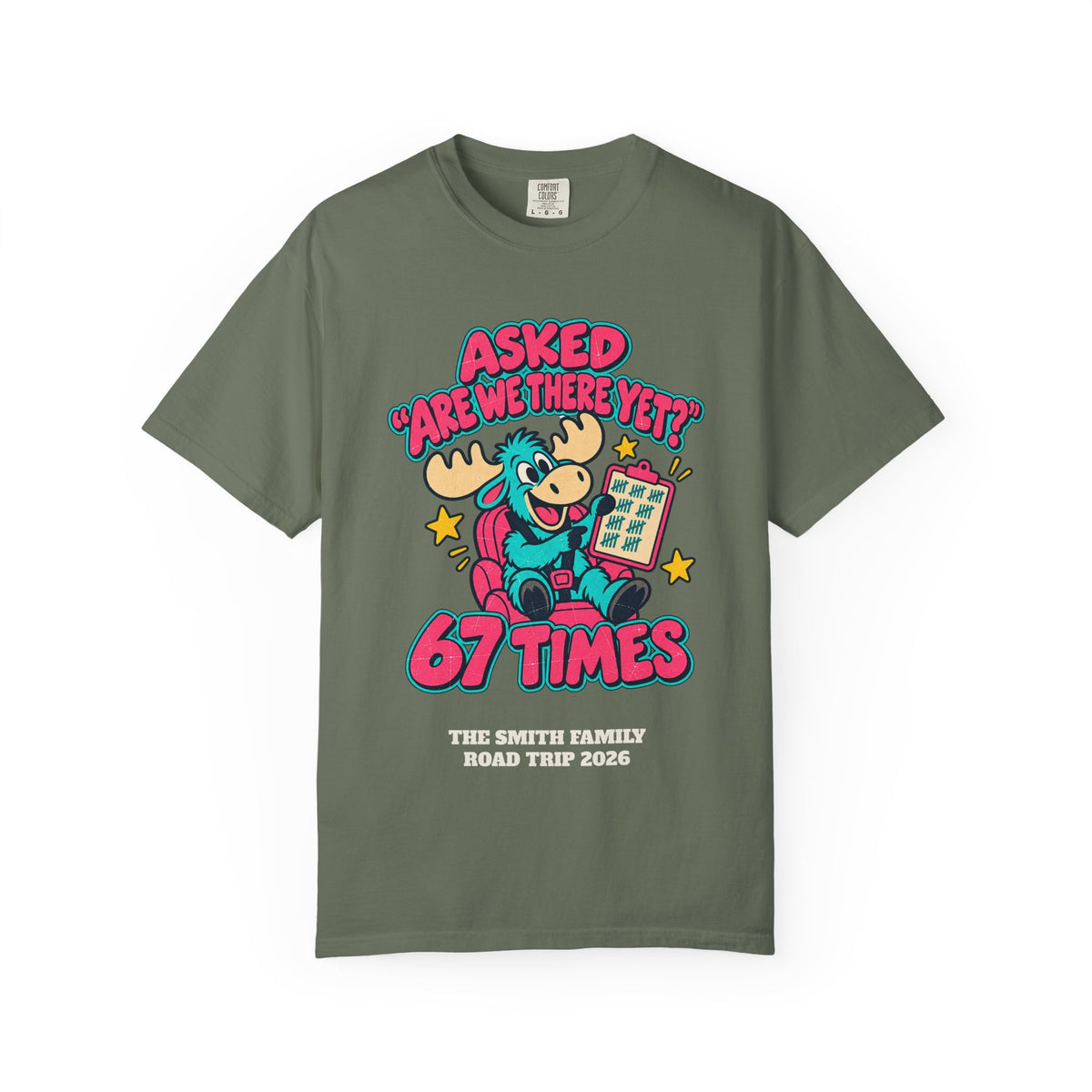 Custom Are We There Yet 67 Times Road Trip Shirt