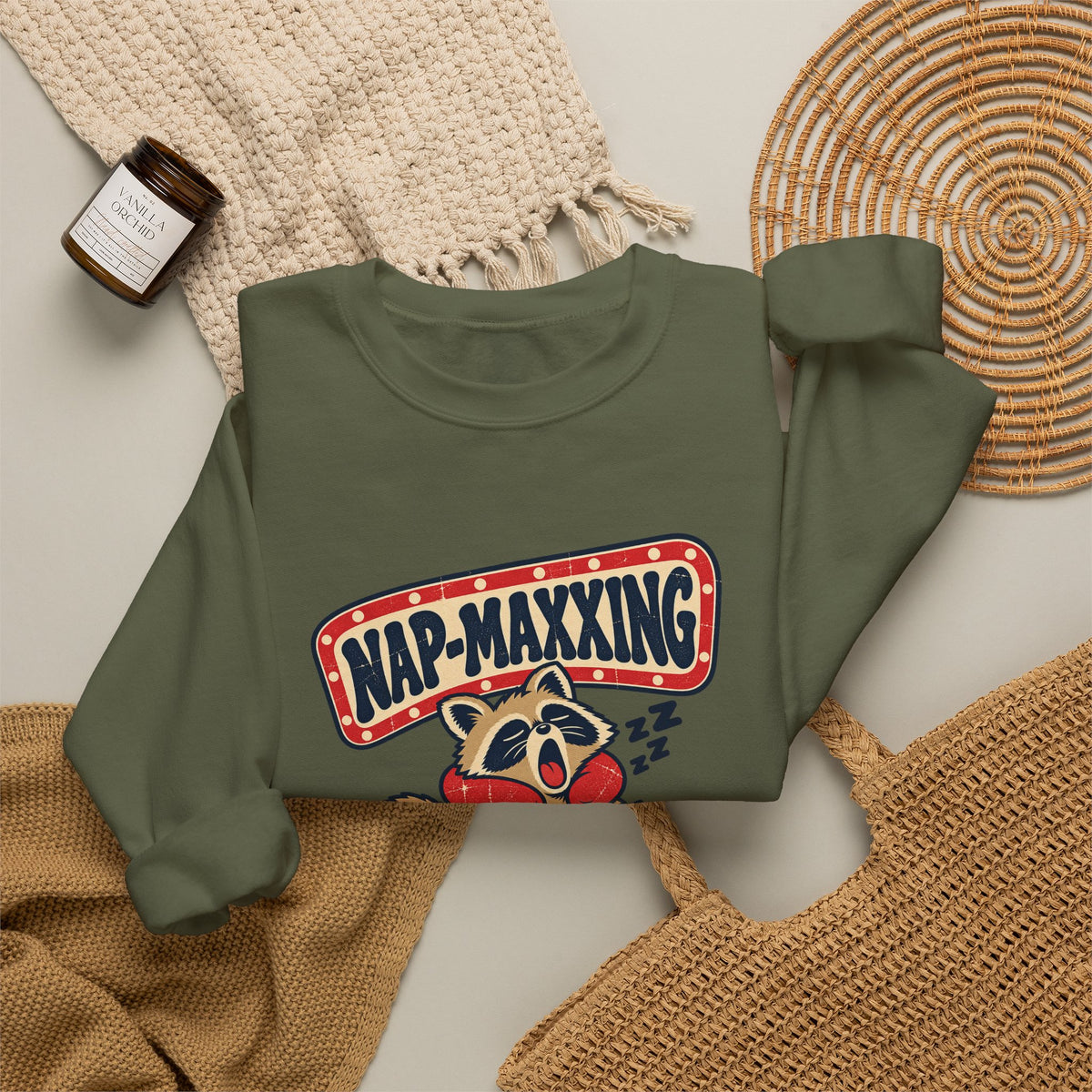 Custom Nap-Maxxing Road Trip Sweatshirt