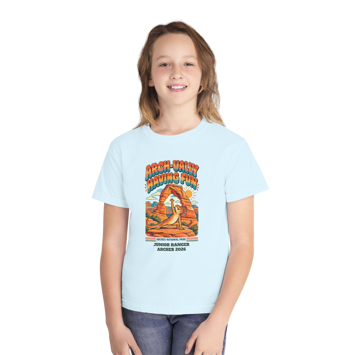 Custom Kids Arches National Park Arch-ually Having Fun Shirt