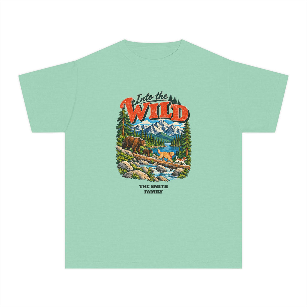 Custom Kids Into the Wild Hiking Shirt