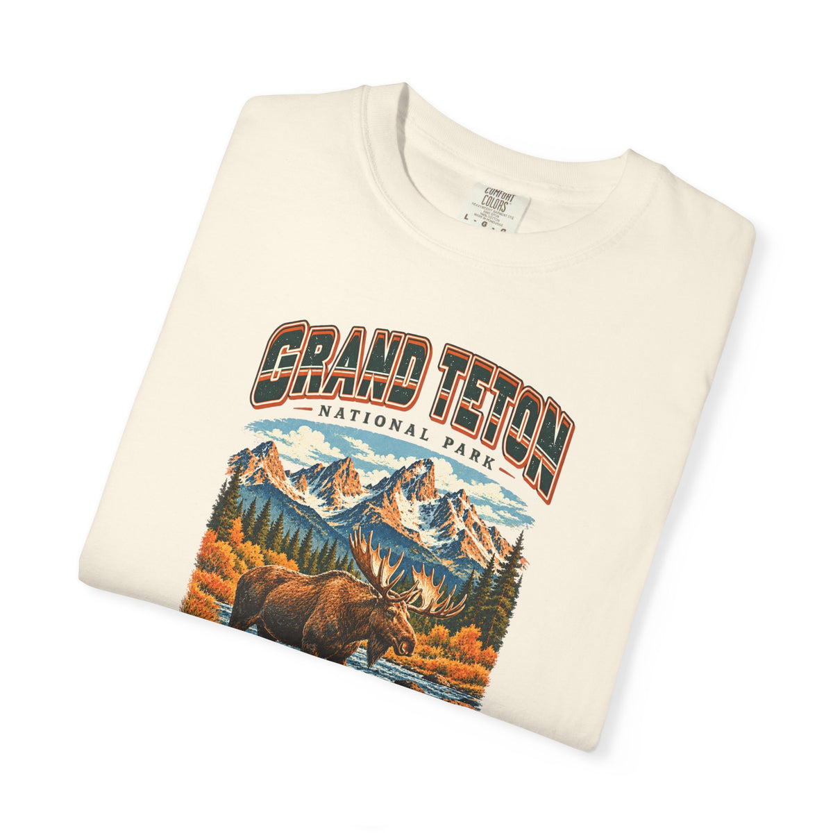 Custom Grand Teton National Park Vintage Moose Shirt