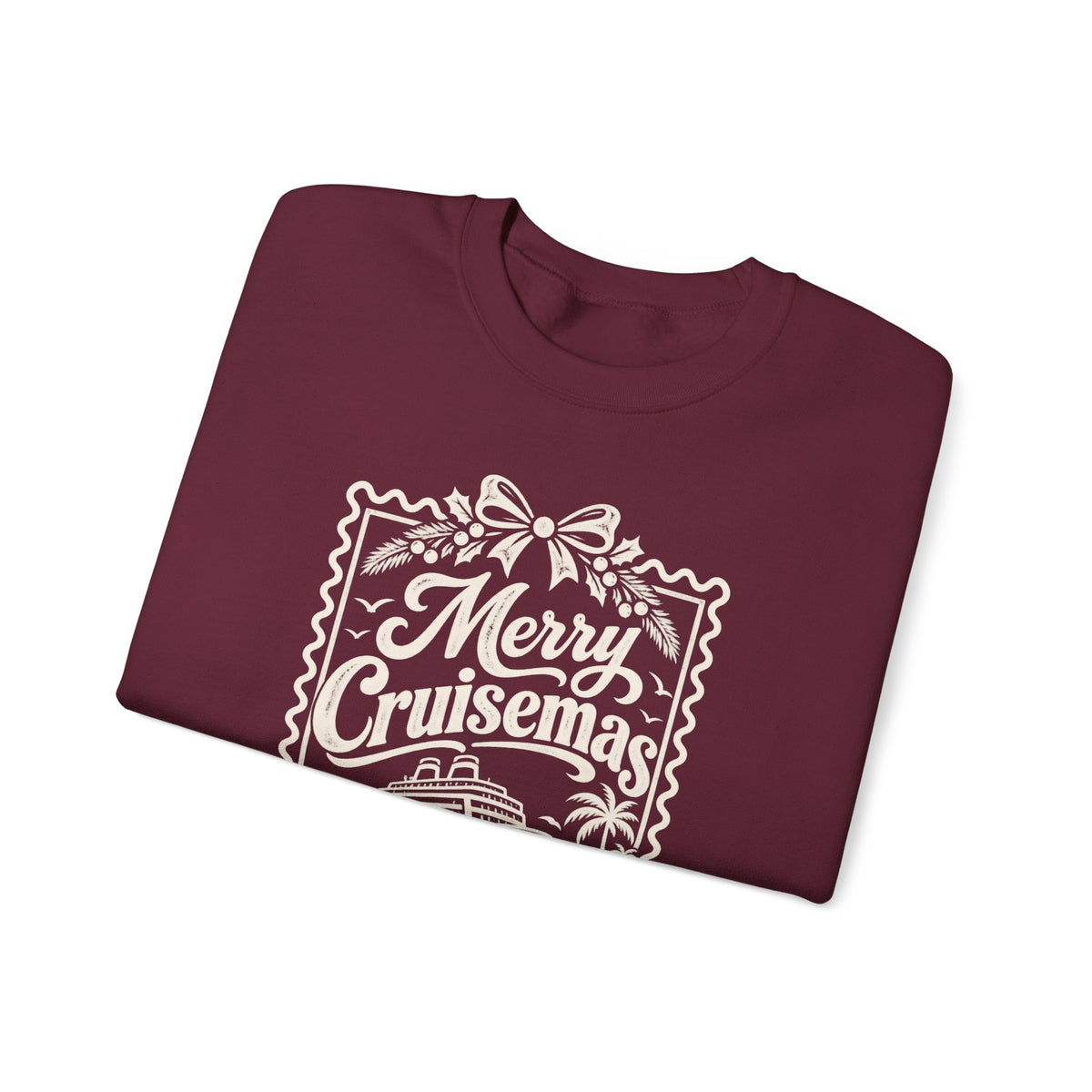 Custom Merry Cruisemas Stamp Christmas Cruise Sweatshirt