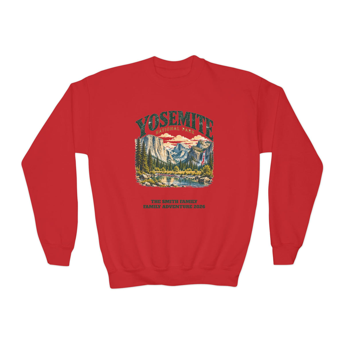 Custom Kids Yosemite National Park Sweatshirt