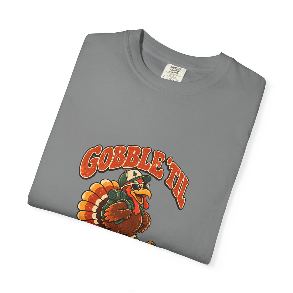 Custom Gobble 'Til You Wobble Thanksgiving Shirt