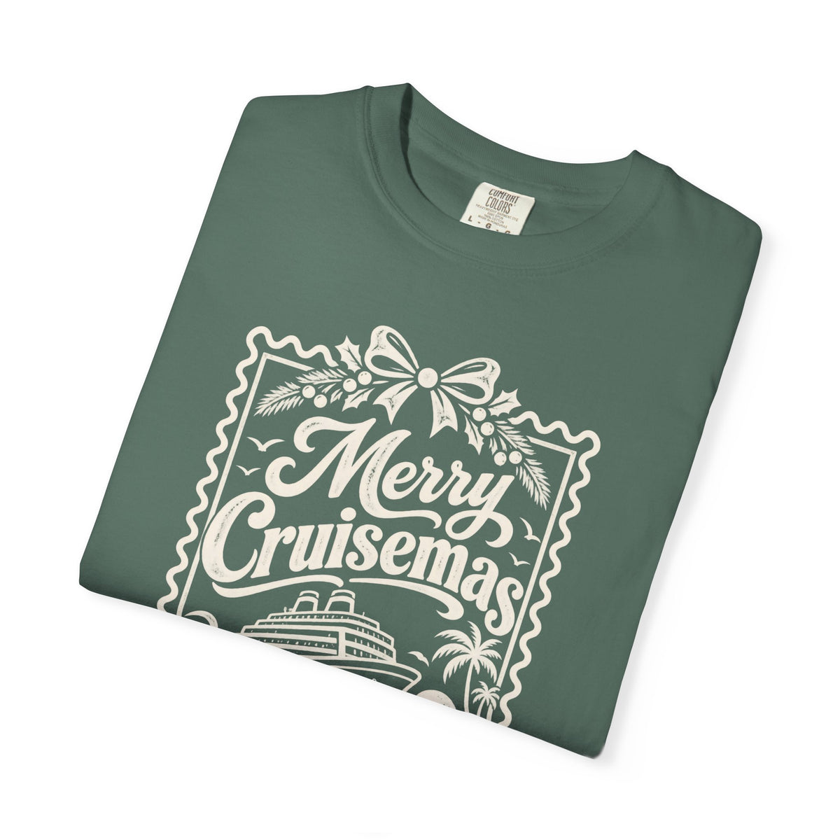 Custom Merry Cruisemas Stamp Christmas Cruise Shirt
