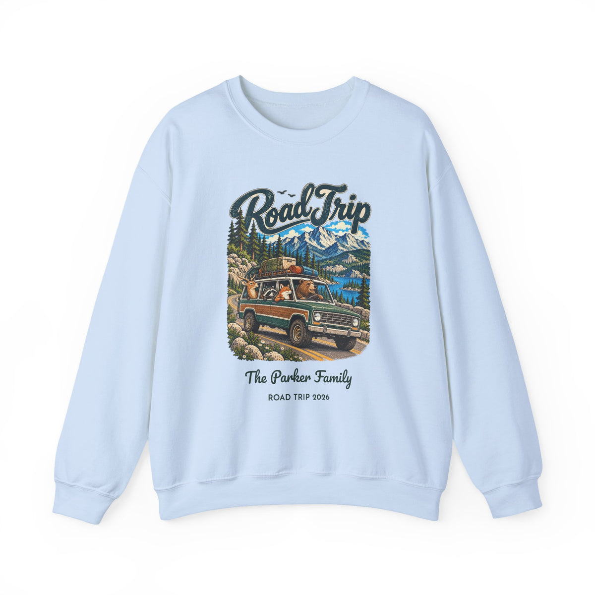 Custom Family Road Trip Sweatshirt