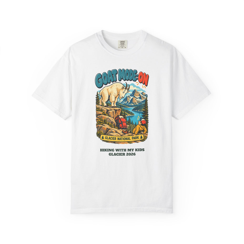 Custom Glacier National Park Funny Goat Mode Shirt