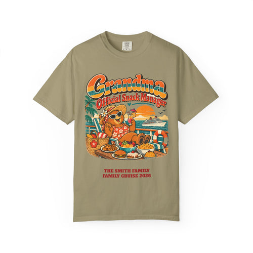 Custom Grandma Snack Manager Cruise Shirt