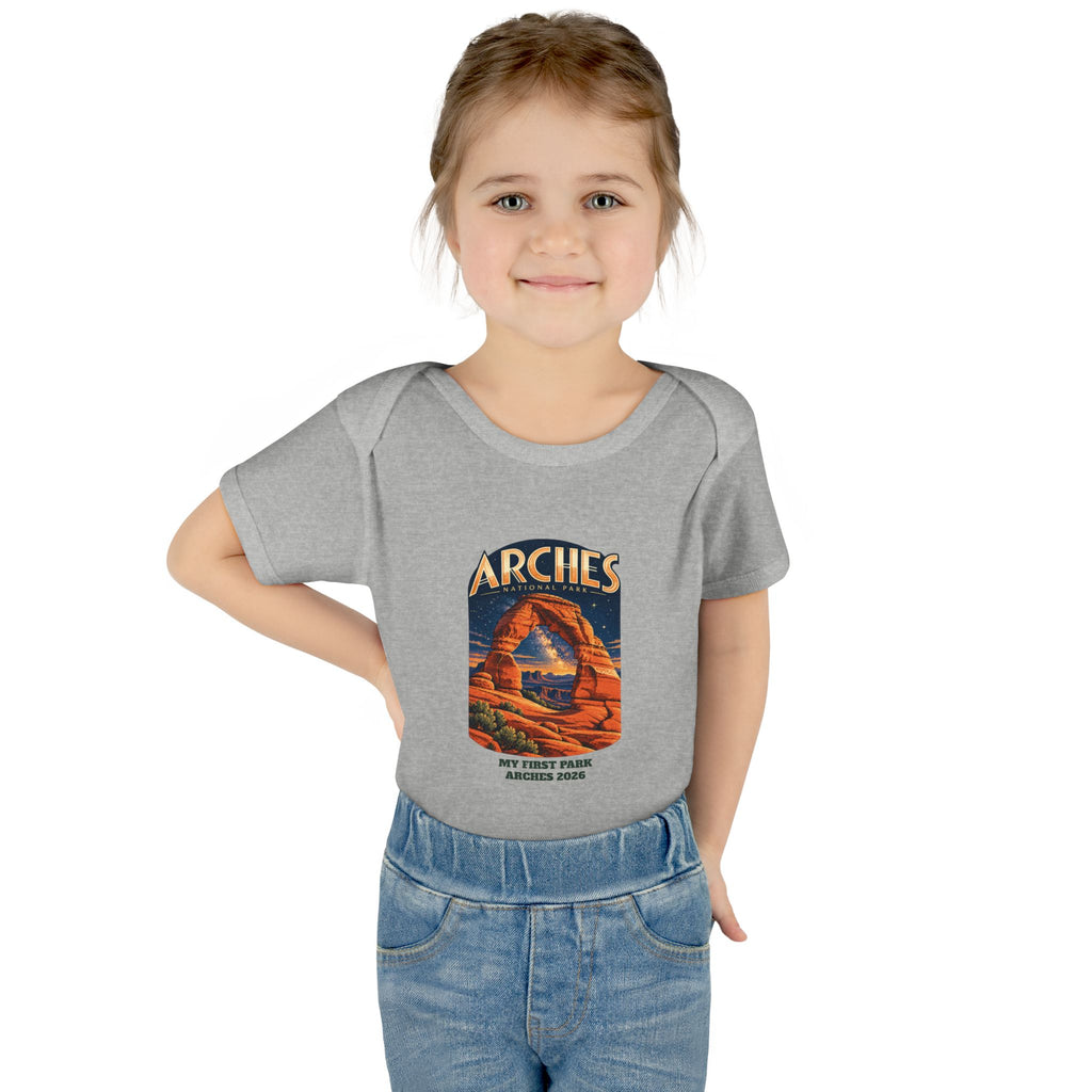 Custom Baby Arches National Park Night Sky Onesie
