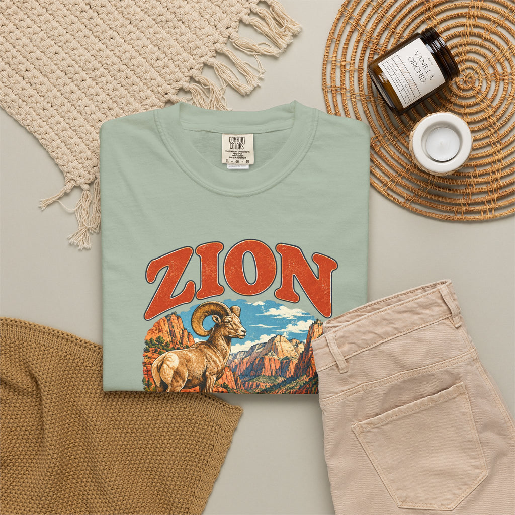Custom Zion National Park Bighorn Sheep Shirt