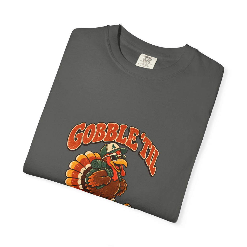 Custom Gobble 'Til You Wobble Thanksgiving Shirt