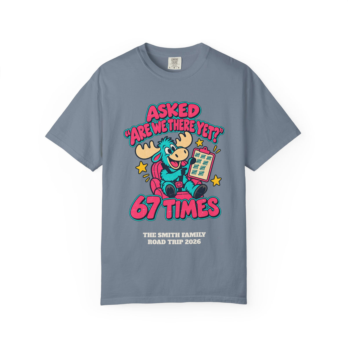 Custom Are We There Yet 67 Times Road Trip Shirt