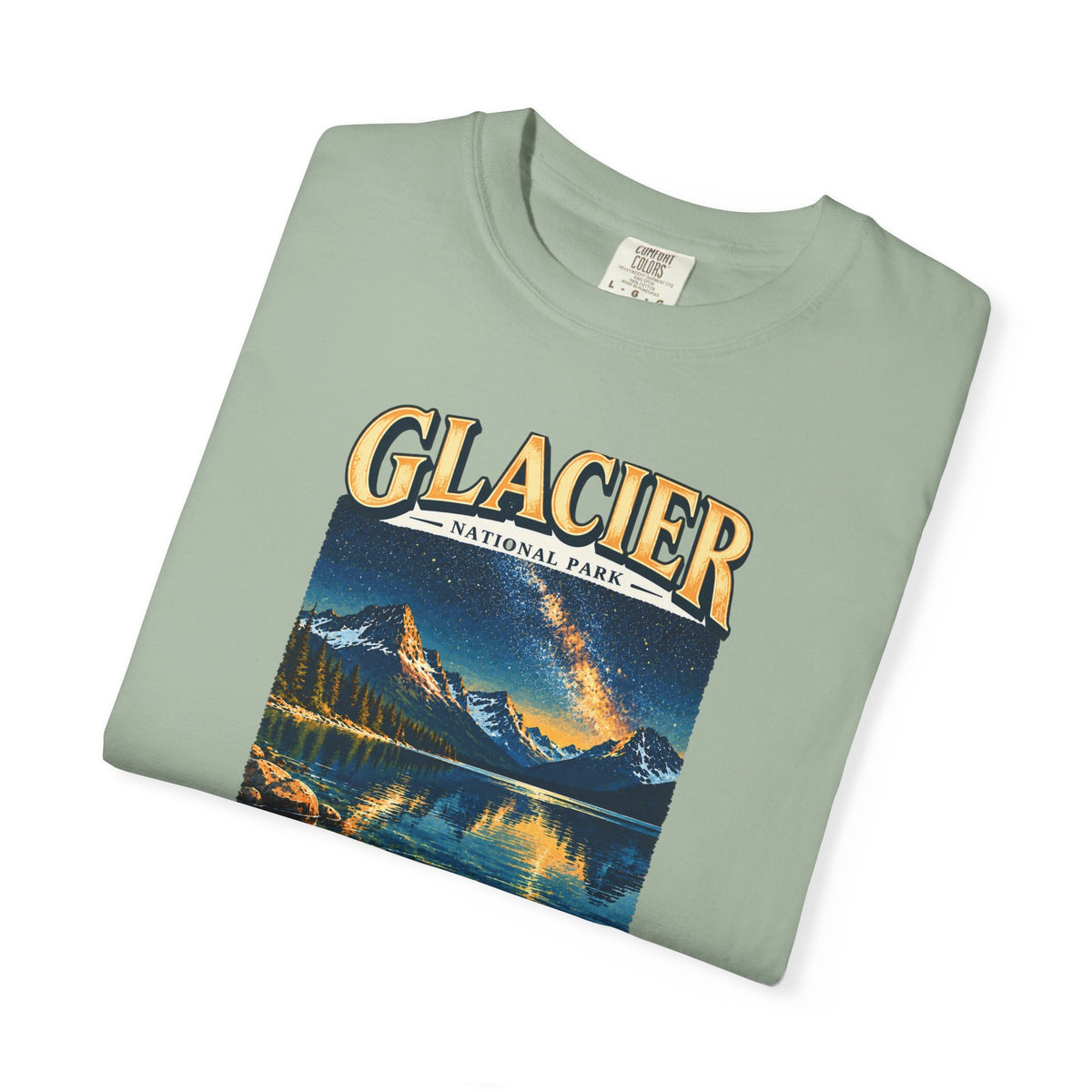 Custom Glacier National Park Night Sky Shirt