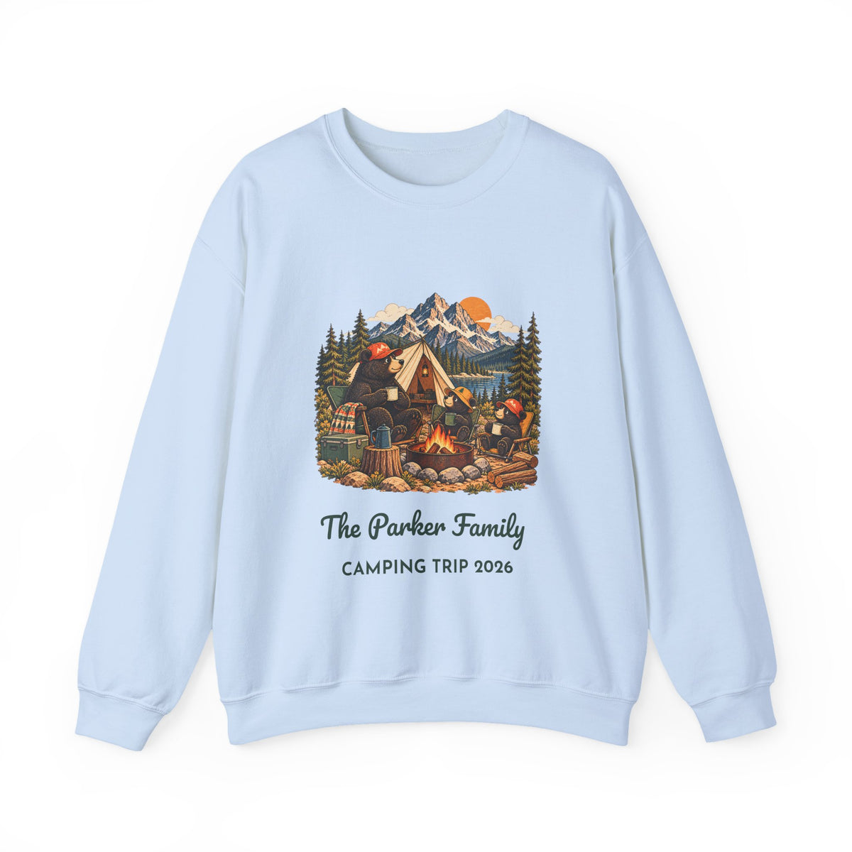 Custom Bear Campfire Sweatshirt
