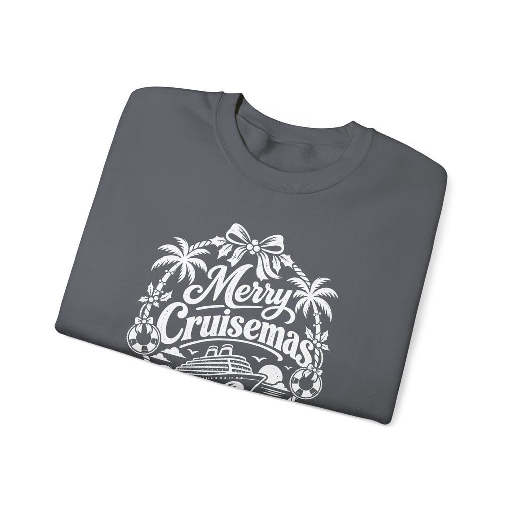 Custom Merry Cruisemas Palm Wreath Christmas Cruise Sweatshirt