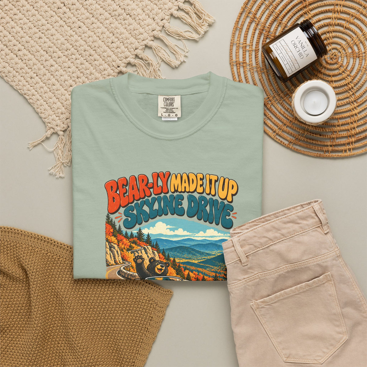 Custom Shenandoah National Park Funny Bear Skyline Drive Shirt