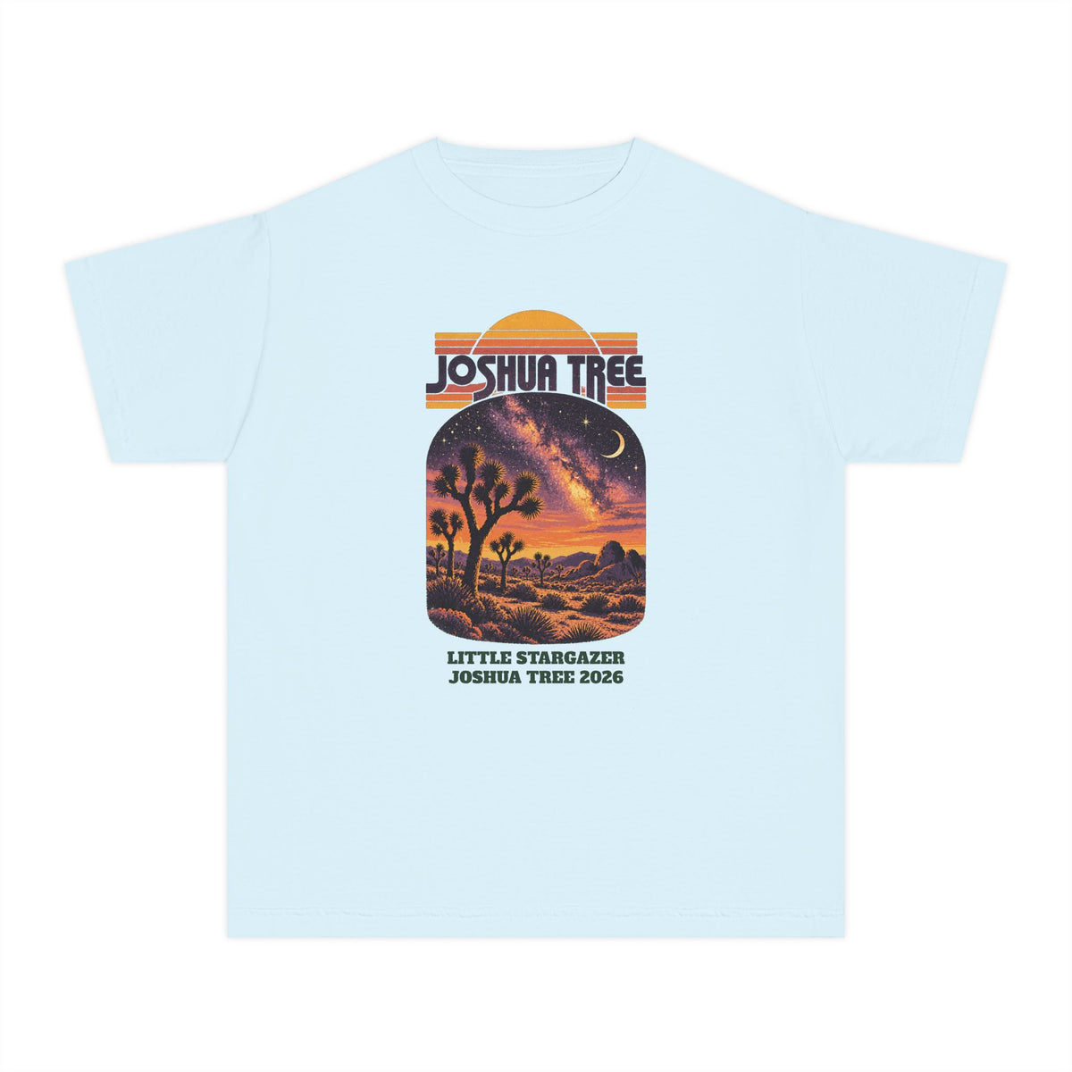Custom Kids Joshua Tree National Park Night Sky Shirt