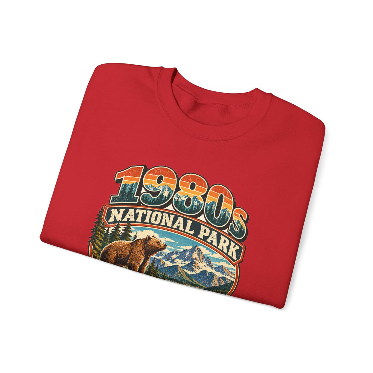 Custom 1980s National Park Family Trip Sweatshirt