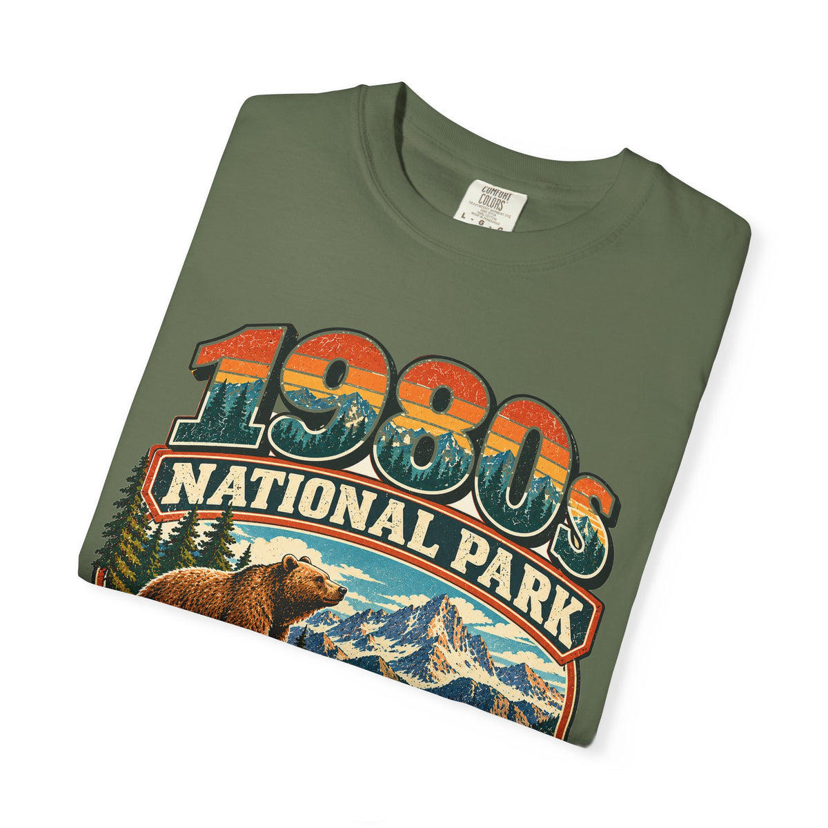 Custom 1980s National Park Family Trip Shirt