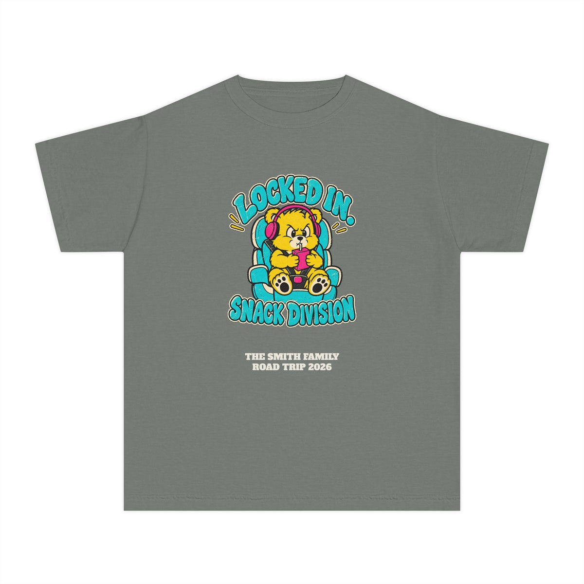 Custom Kids Snack Division Road Trip Shirt