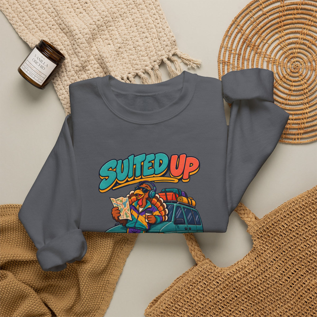 Custom Suited Up For The Thanksgiving Drive Sweatshirt