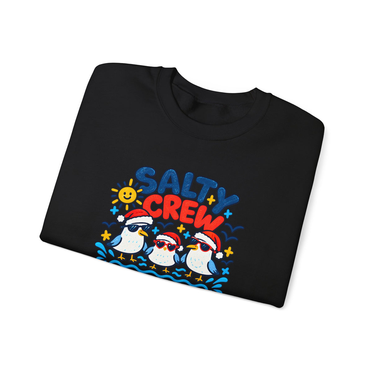 Custom Salty Crew Beach Christmas Sweatshirt