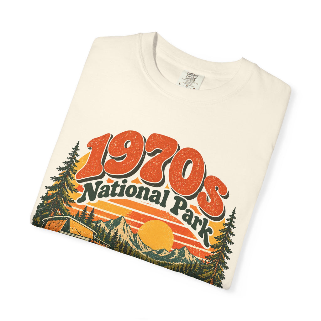 Custom 1970s National Park Family Camping Shirt
