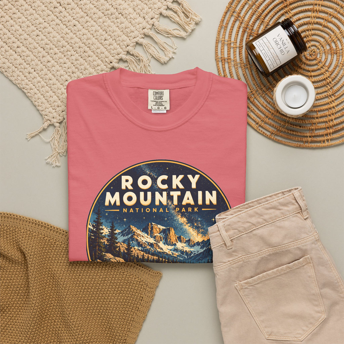 Custom Rocky Mountain National Park Night Sky Shirt