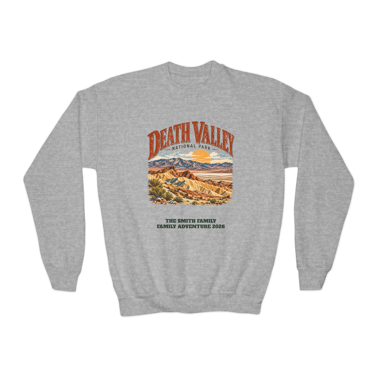 Custom Kids Death Valley National Park Sweatshirt
