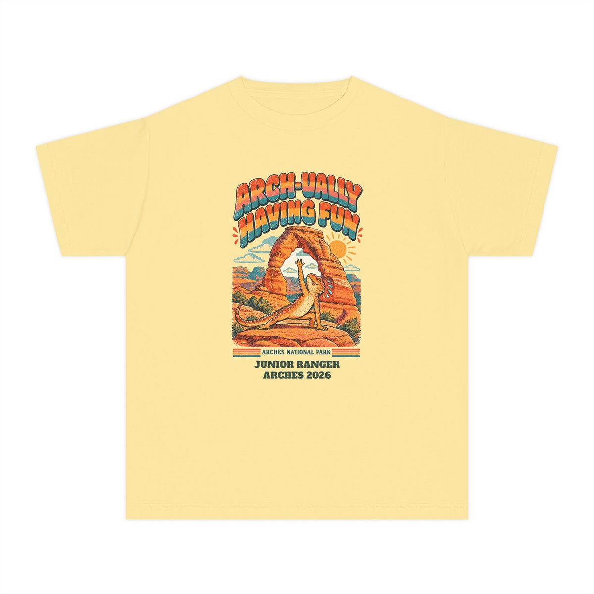Custom Kids Arches National Park Arch-ually Having Fun Shirt