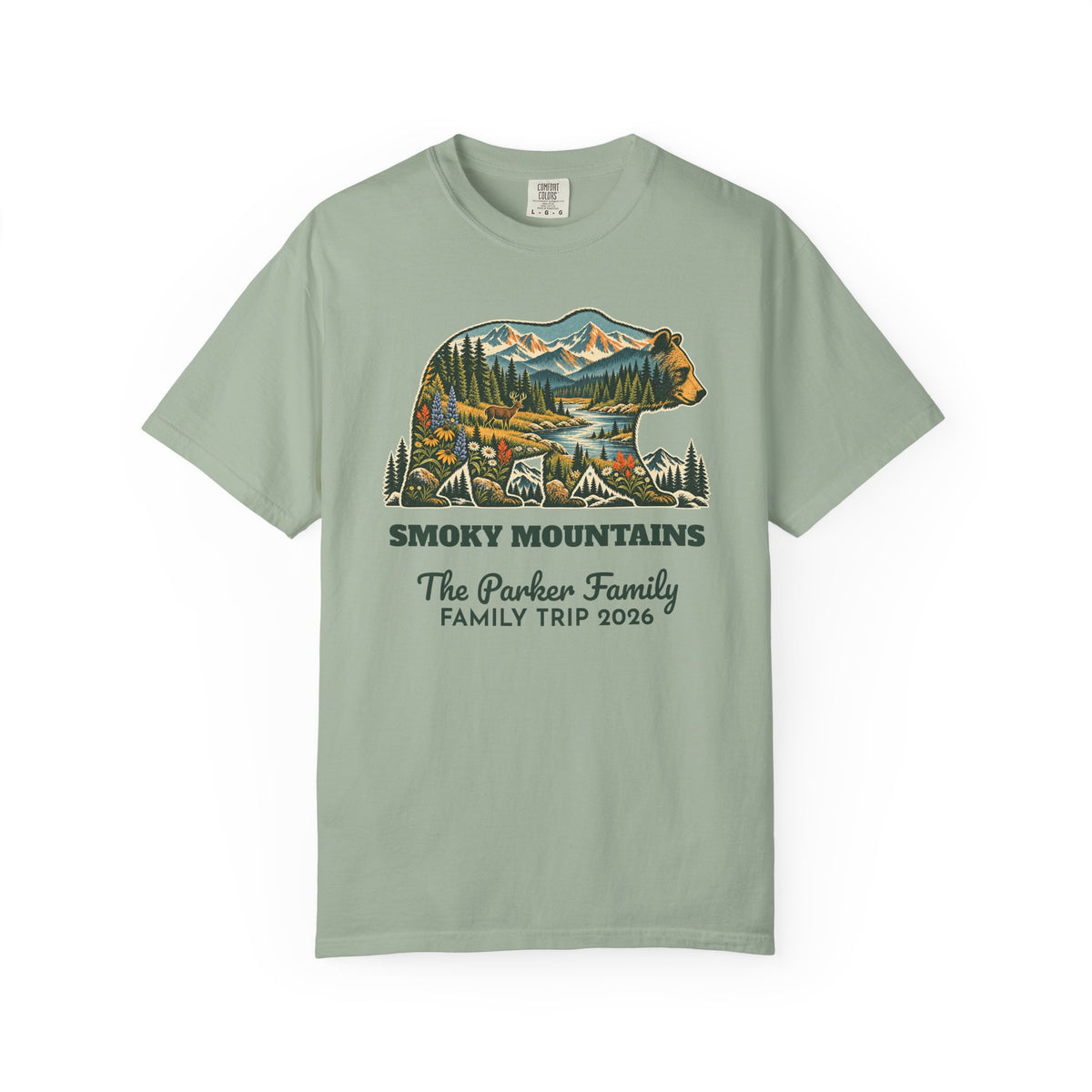 Custom National Park Bear Tee