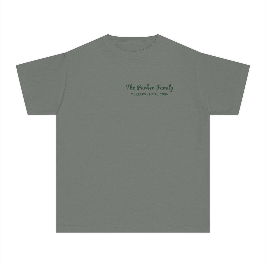 Custom Kids Yellowstone Scavenger Hunt Tee
