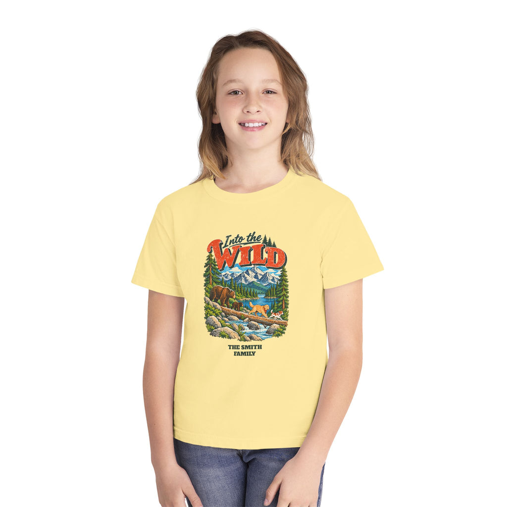 Custom Kids Into the Wild Hiking Shirt