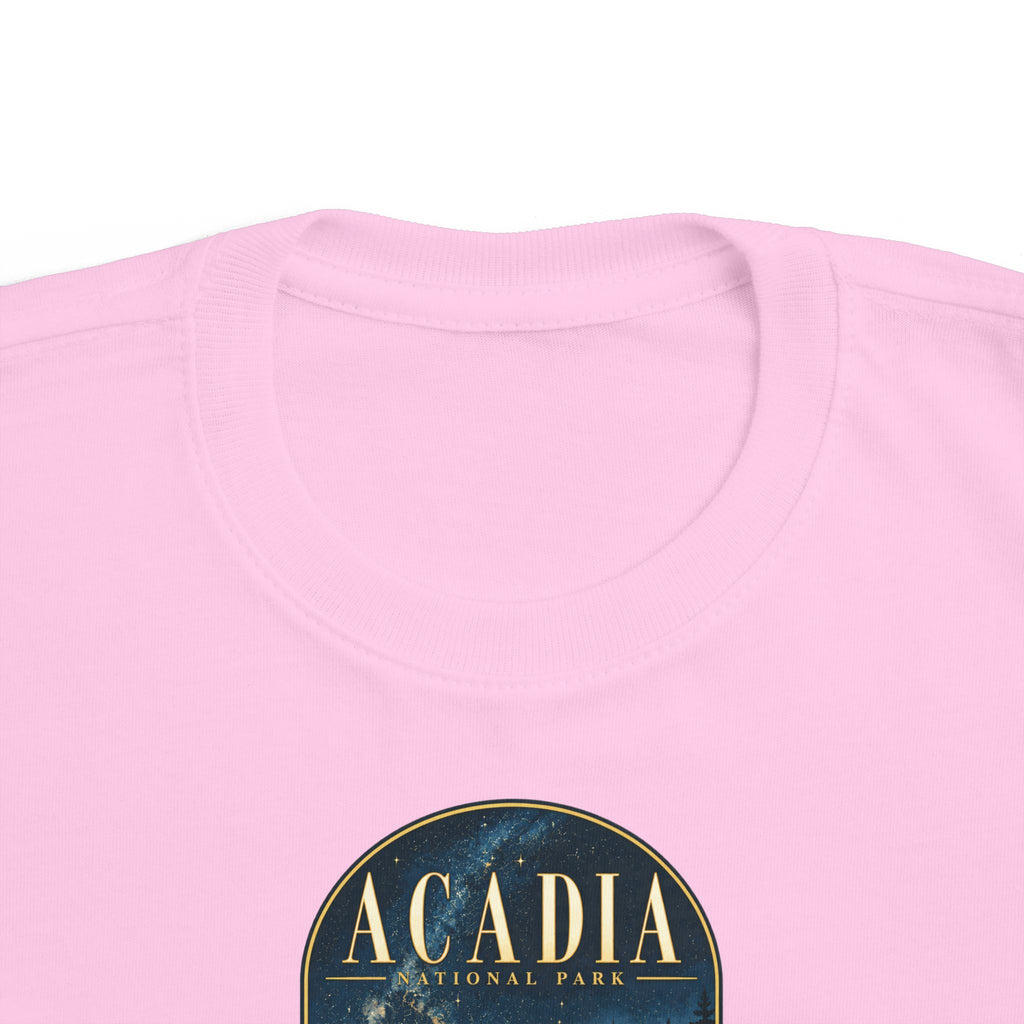 Custom Toddler Acadia National Park Lighthouse Night Sky Shirt