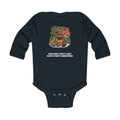 Custom Baby Paws & Pines Christmas Dog Long Sleeve Onesie