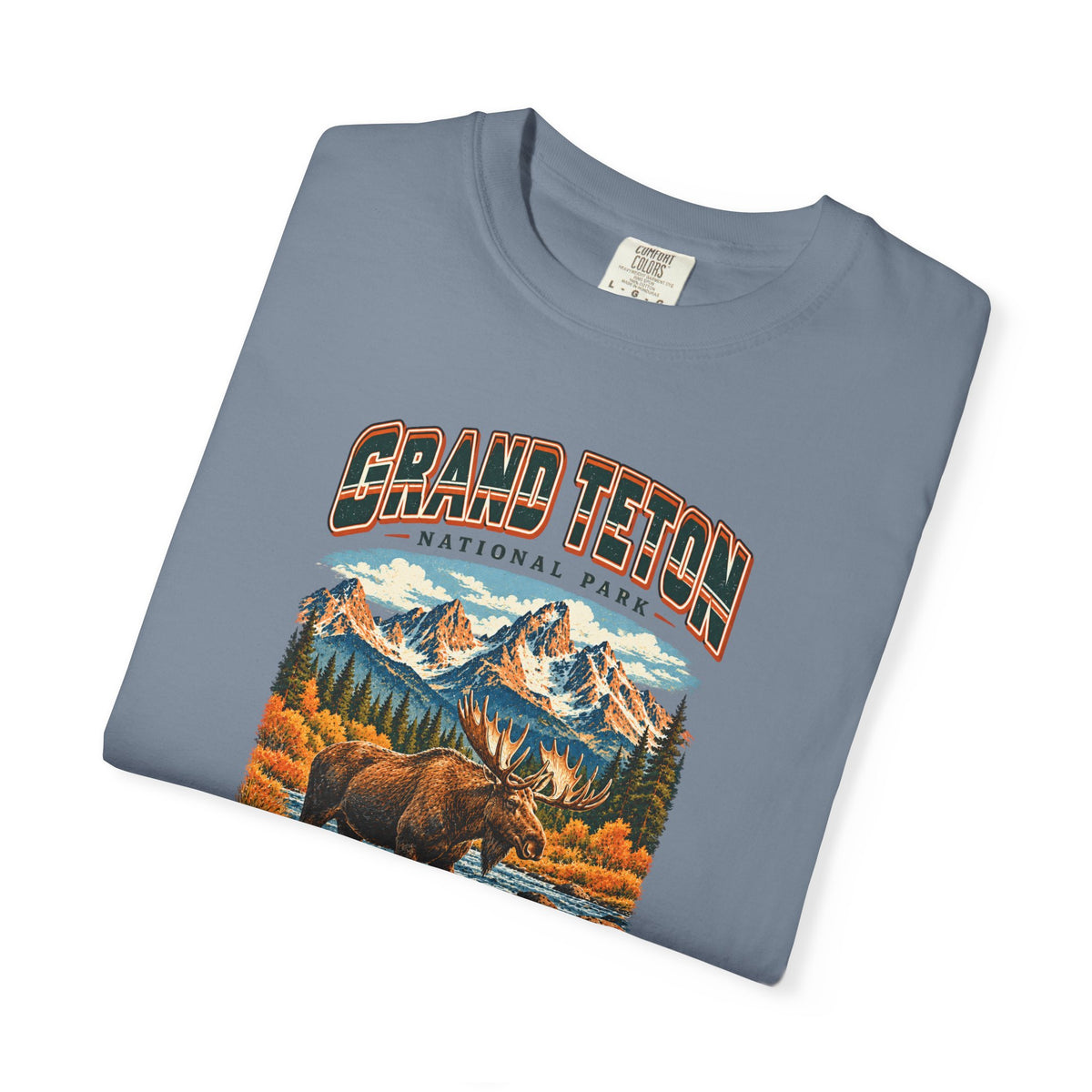 Custom Grand Teton National Park Vintage Moose Shirt