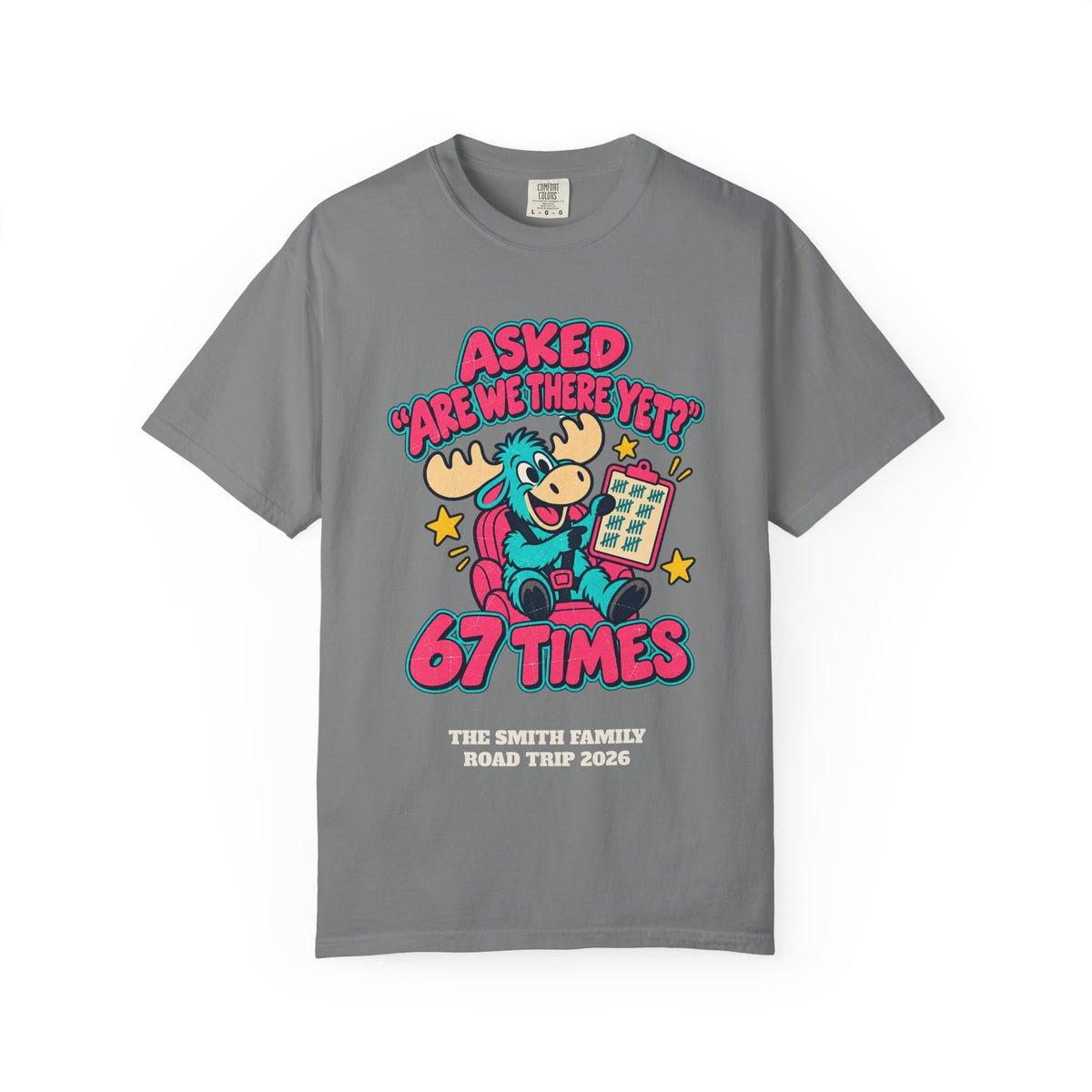 Custom Are We There Yet 67 Times Road Trip Shirt
